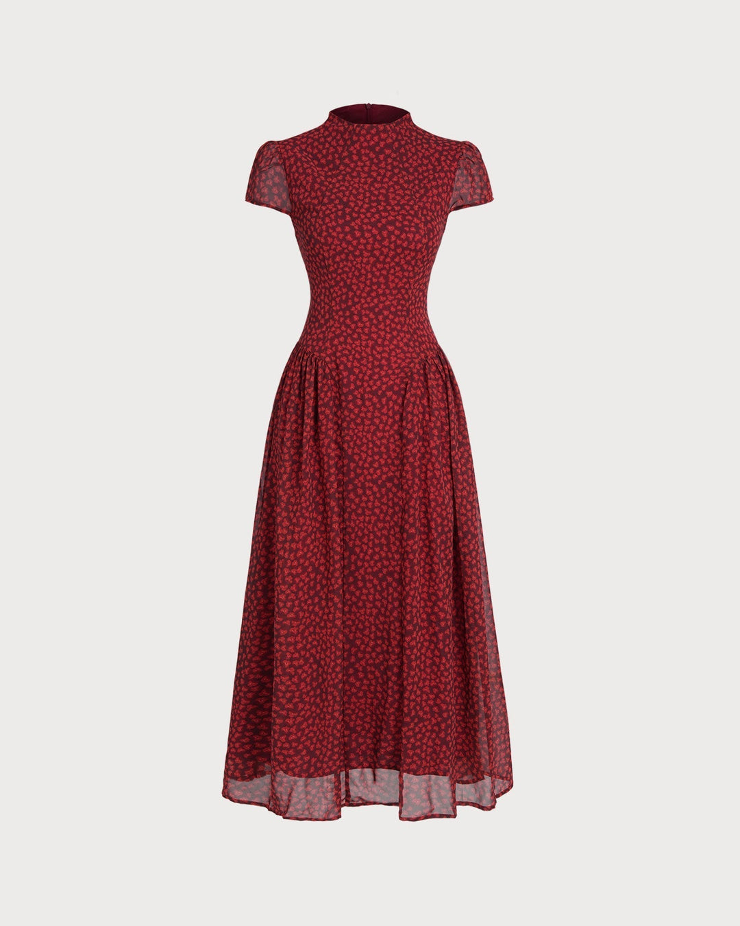 Rosetta | Cap Sleeve Floral Maxi Dress