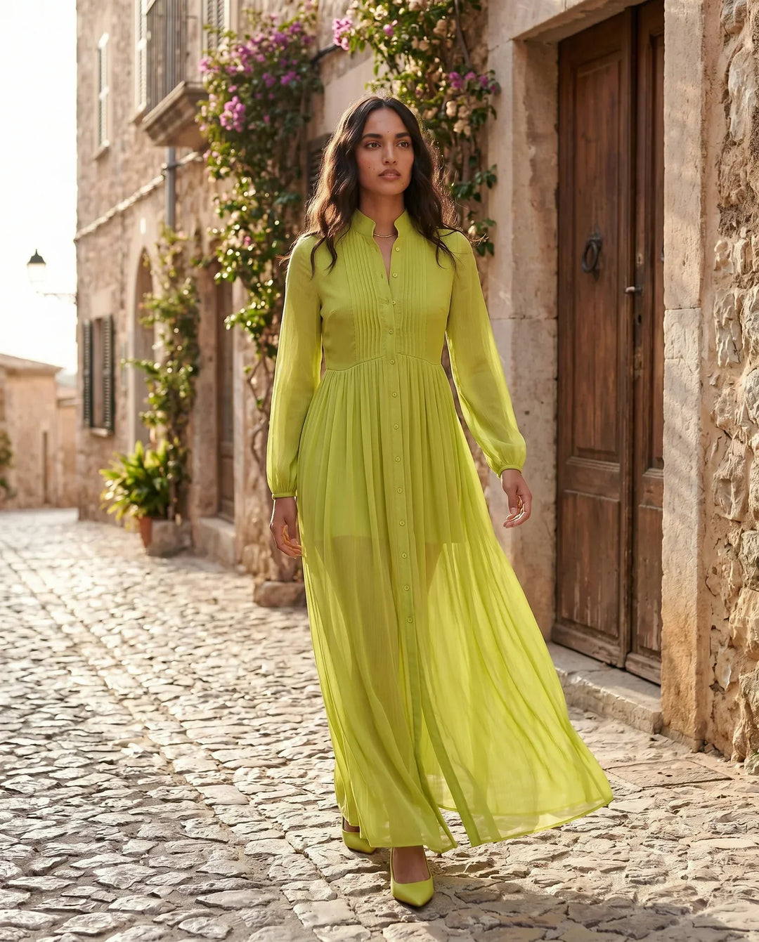 Raissa | Button Front Maxi Dress