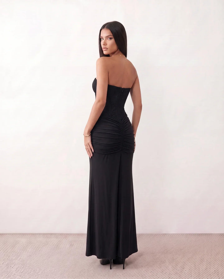 Ulrika | Strapless Sequined Maxi Dress