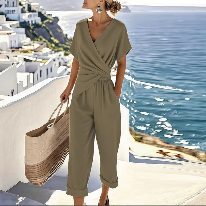 Cleo | Relaxed Wrap Jumpsuit