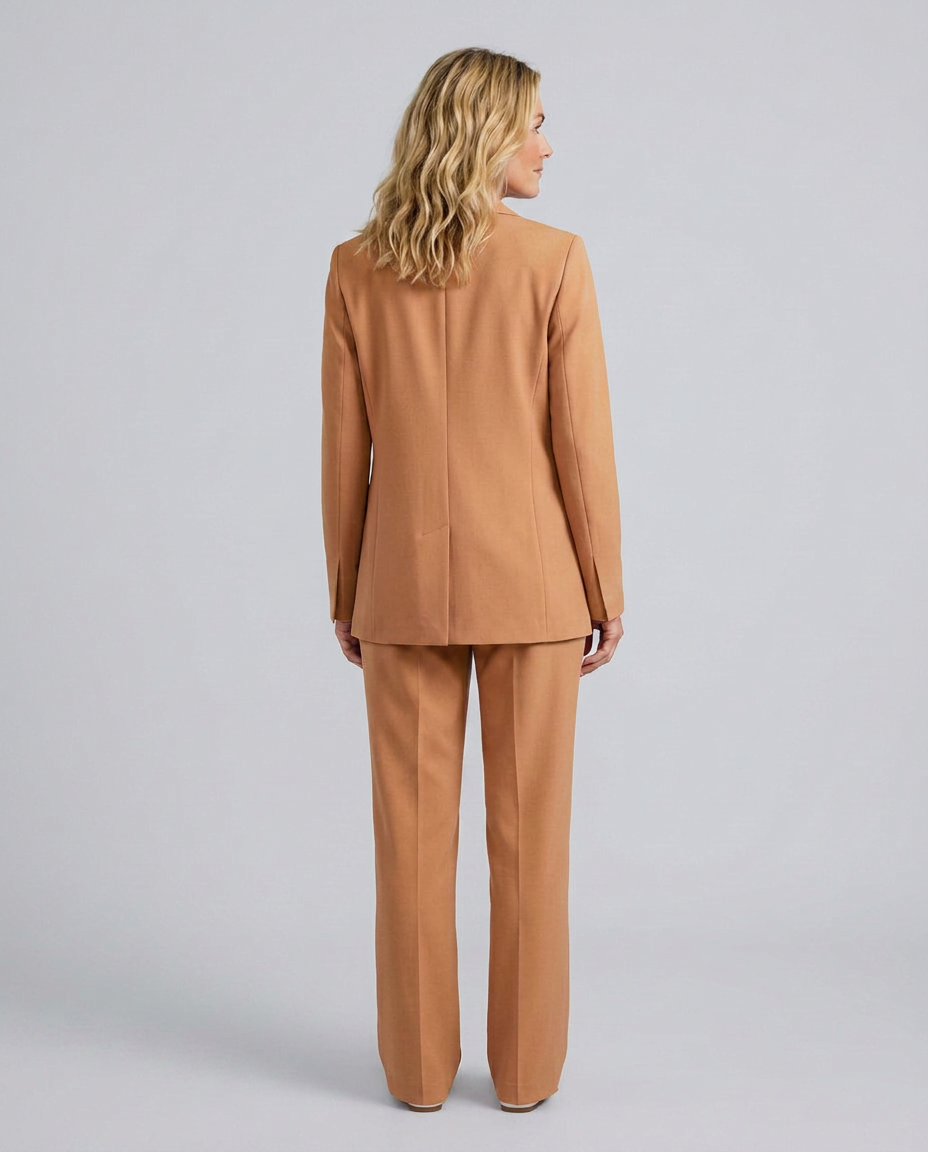 Elise | Blazer Set with Straight-Leg Pants