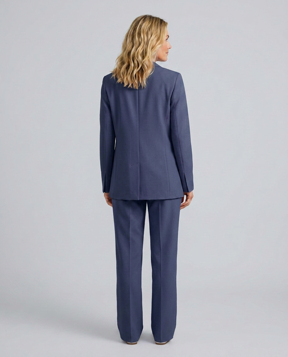 Elise | Blazer Set with Straight-Leg Pants