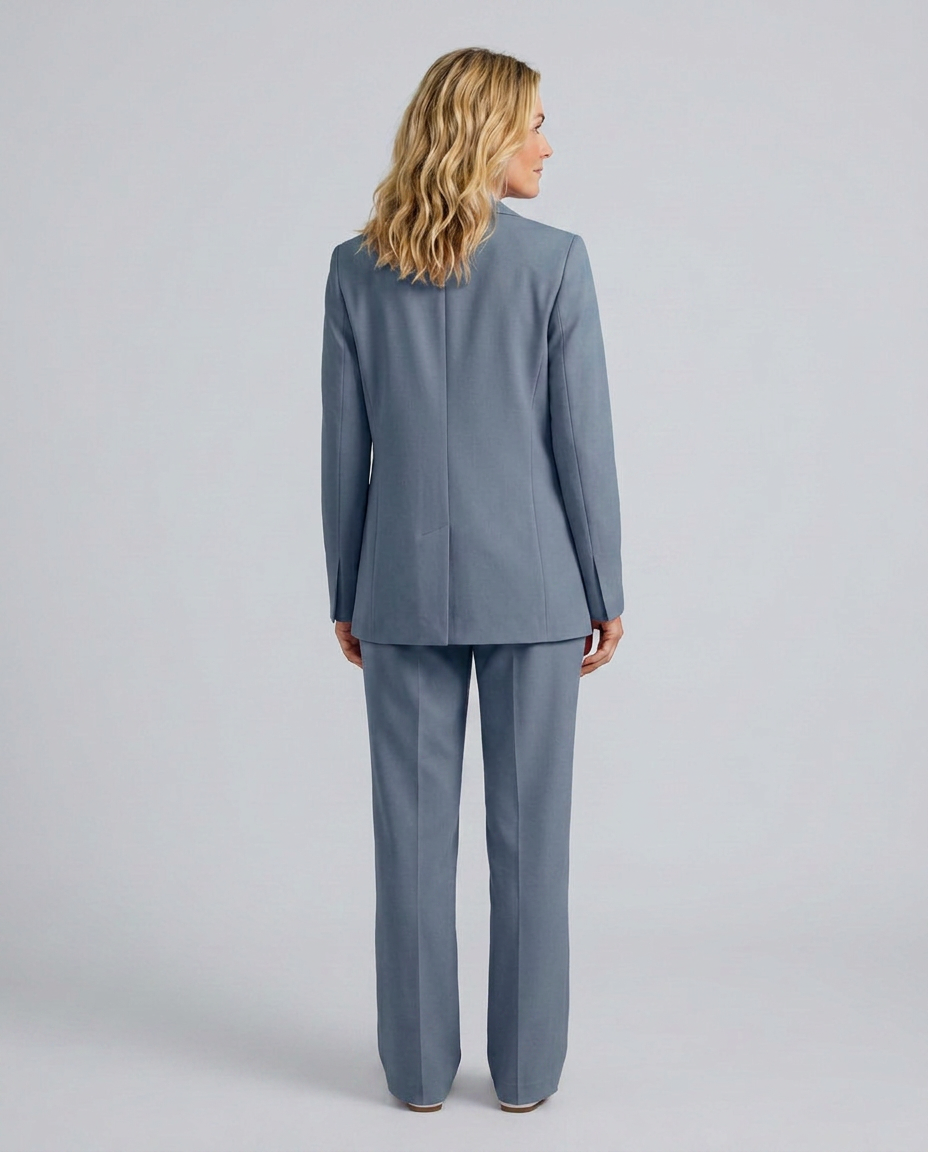 Elise | Blazer Set with Straight-Leg Pants