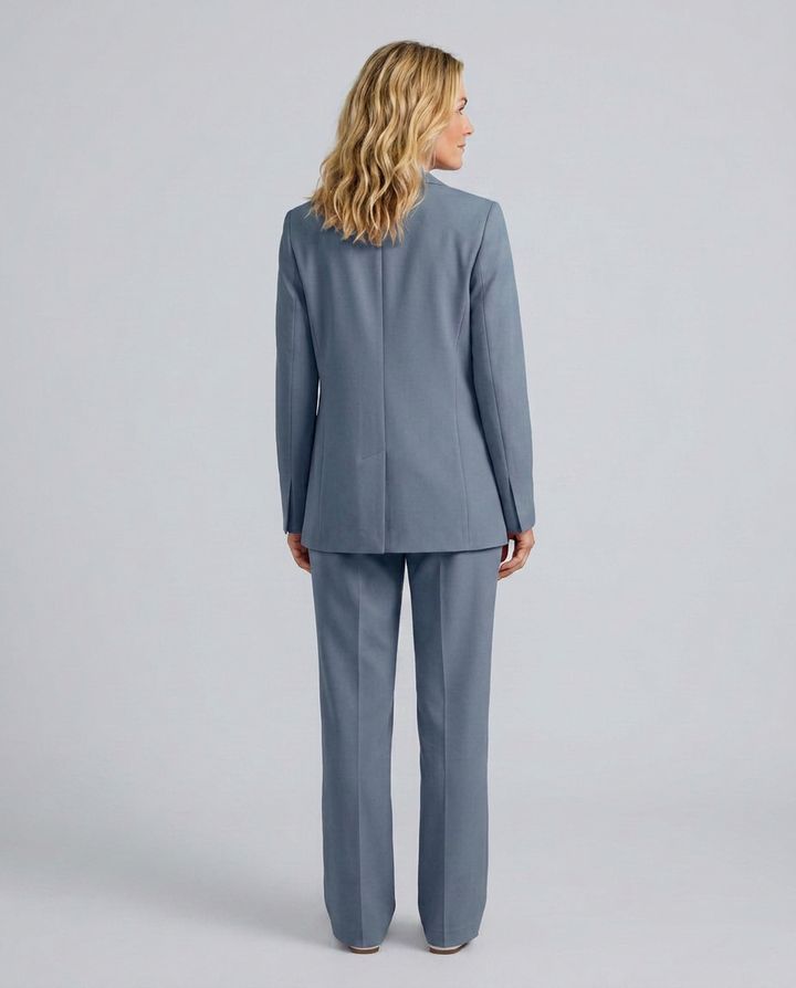 Elise | Blazer Set with Straight-Leg Pants