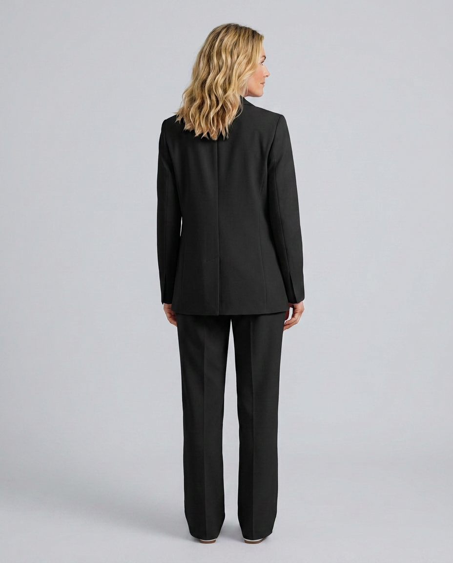 Elise | Blazer Set with Straight-Leg Pants