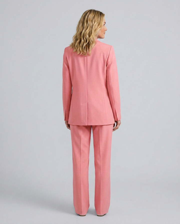 Elise | Blazer Set with Straight-Leg Pants
