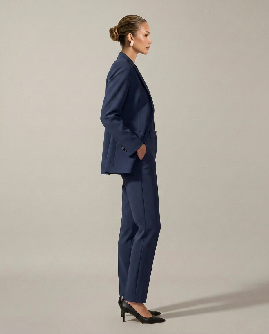 Luella | Blazer Set with Straight-Leg Pants