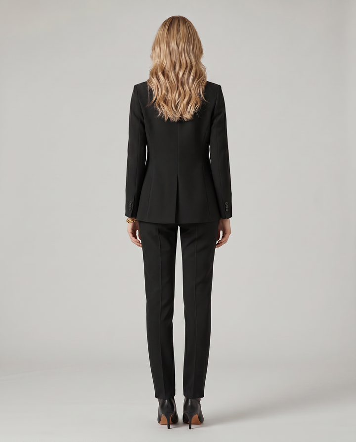Geneva | Blazer Set with Straight-Leg Pants