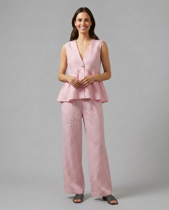 Elaine | Two-Piece Set with Wide Pants