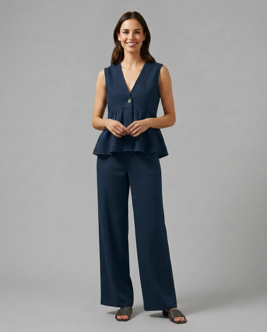 Elaine | Two-Piece Set with Wide Pants