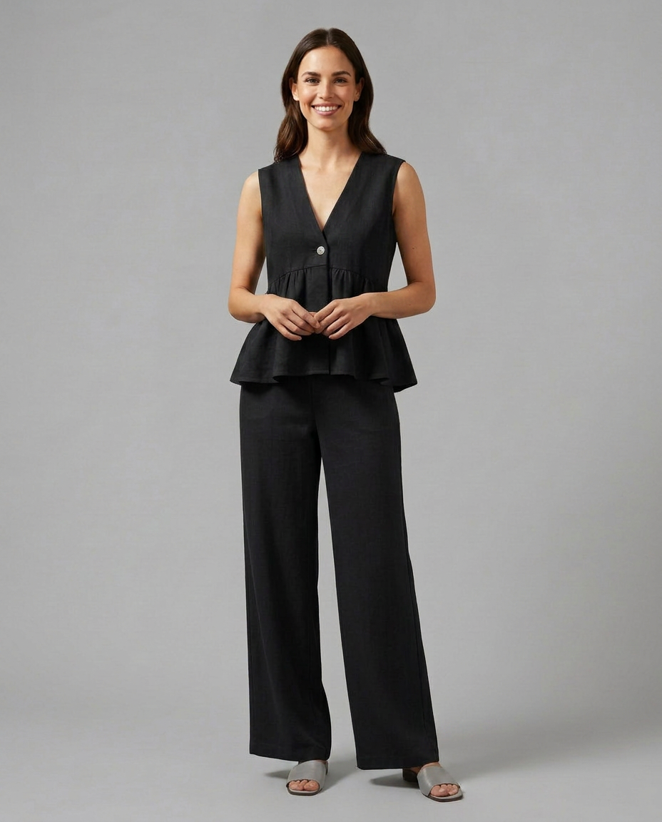 Elaine | Two-Piece Set with Wide Pants
