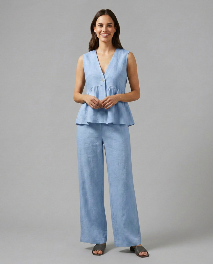 Elaine | Two-Piece Set with Wide Pants