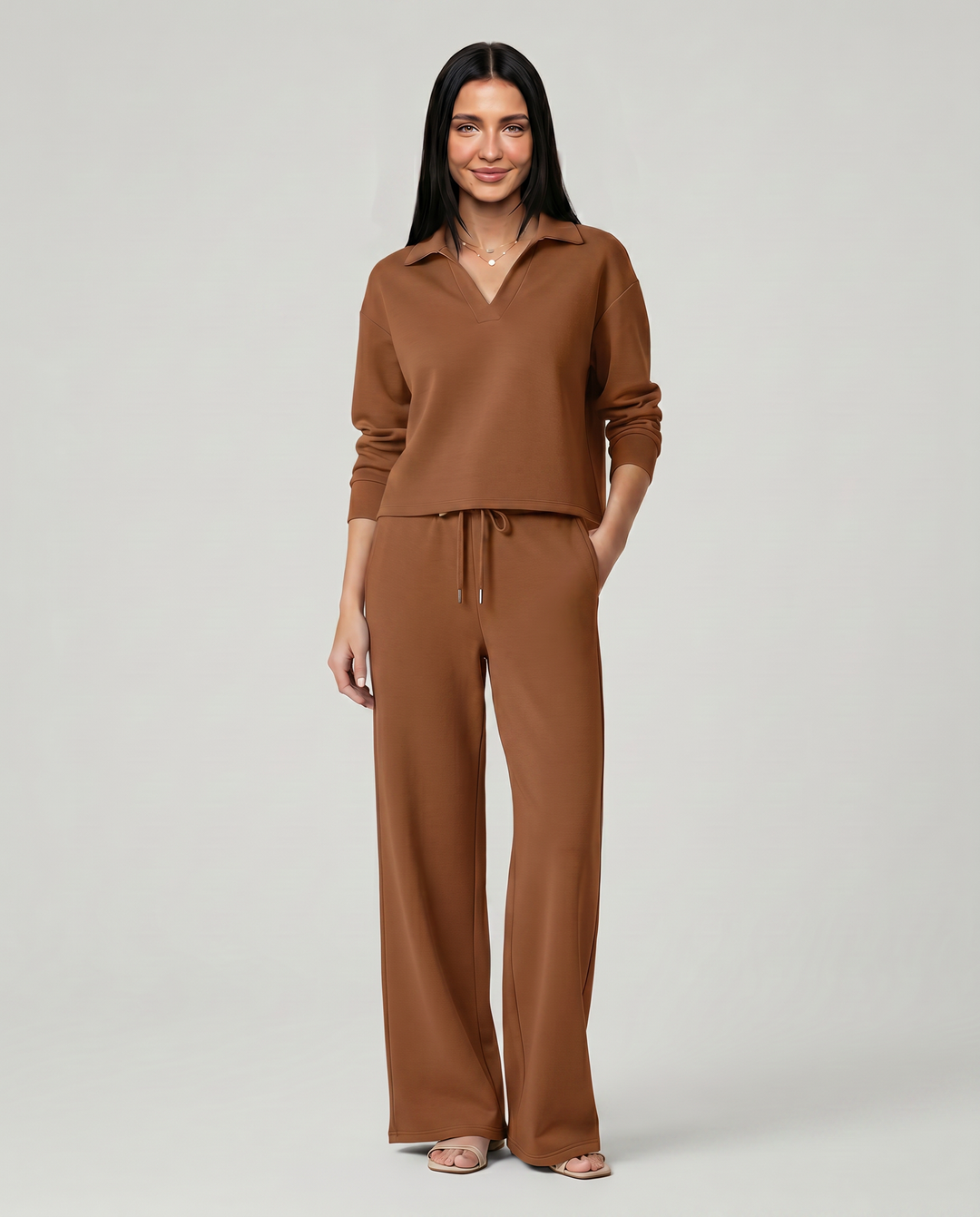 Ariana | Two-Piece Set with Wide-Leg Pants