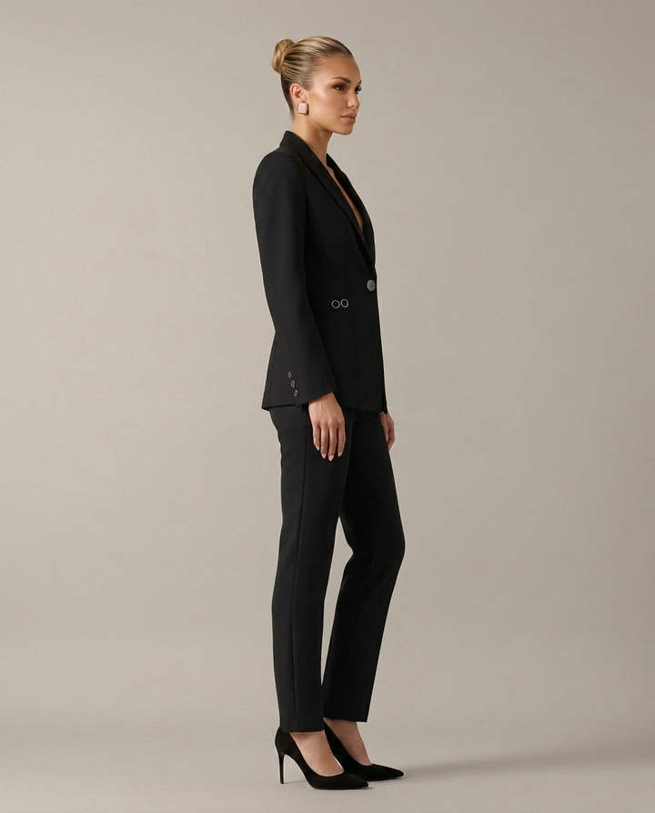 Sabrina | Blazer Set with Straight Pants