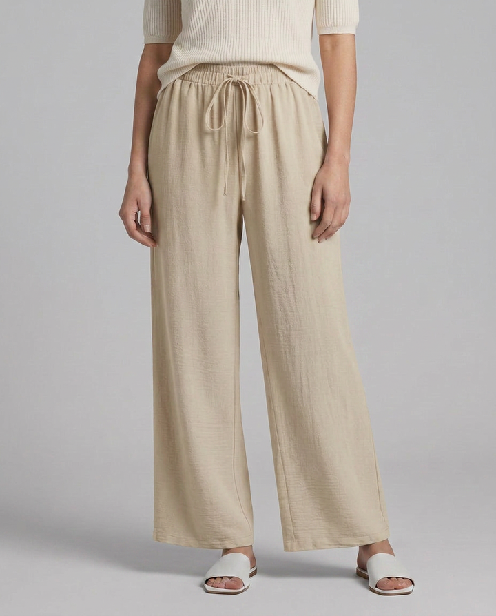 Candice | Wide-Leg Pants with Drawstring Waist