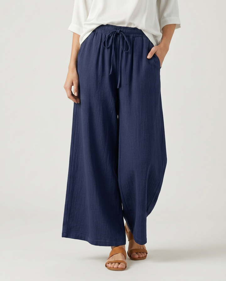 Gloria | Wide-Leg Pants with Drawstring