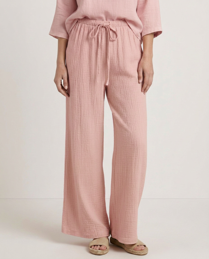 Tiffany | Wide-Leg Pants with Elastic Waist
