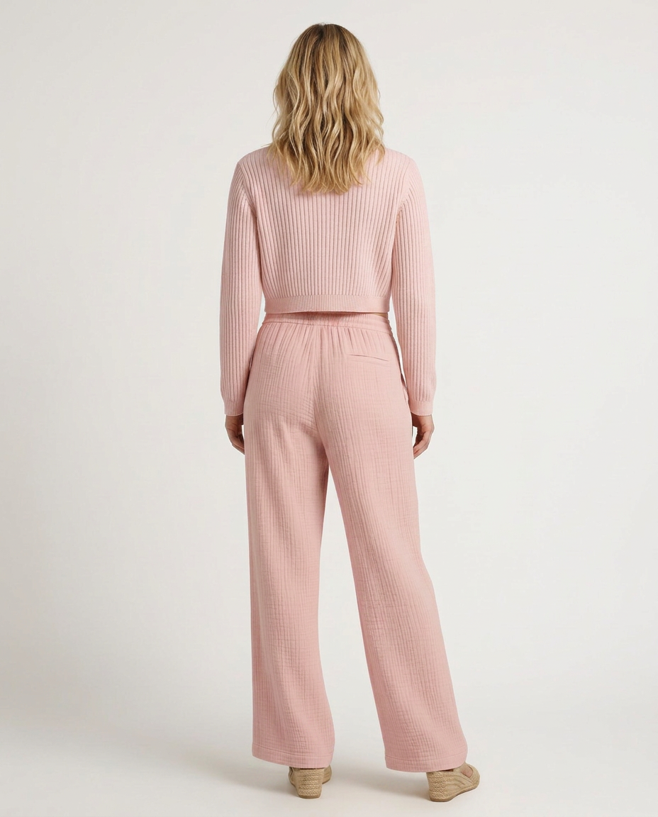 Tiffany | Wide-Leg Pants with Elastic Waist