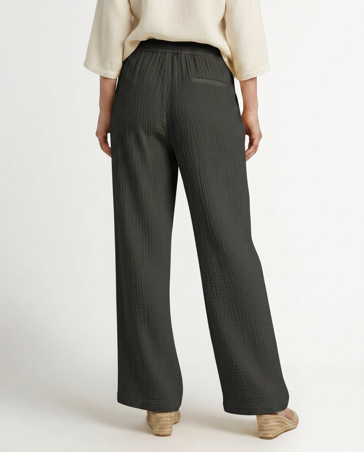 Tiffany | Wide-Leg Pants with Elastic Waist
