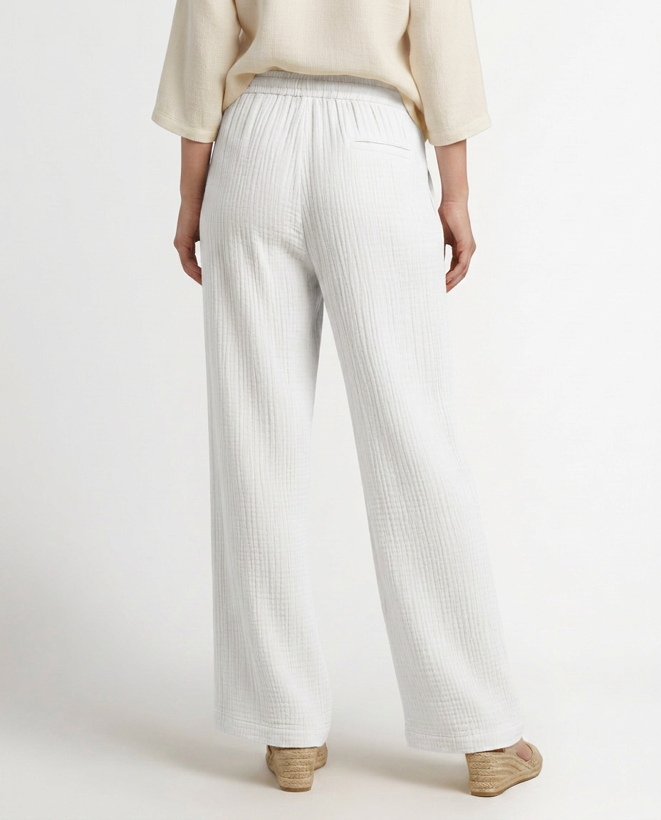 Tiffany | Wide-Leg Pants with Elastic Waist