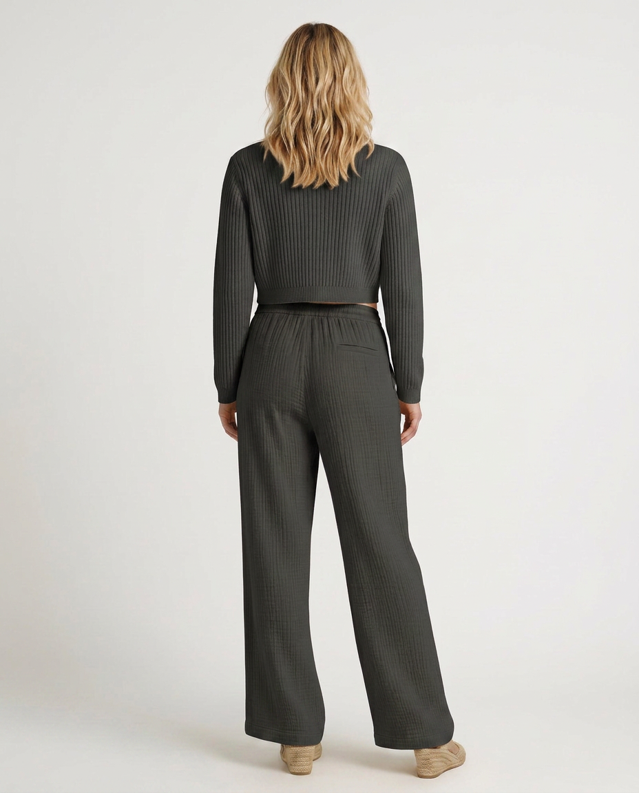 Tiffany | Wide-Leg Pants with Elastic Waist