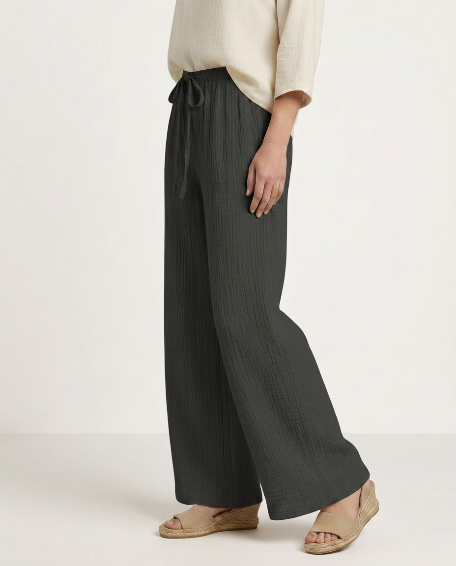 Tiffany | Wide-Leg Pants with Elastic Waist