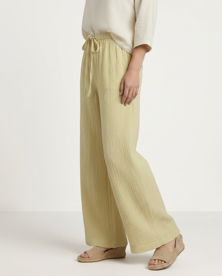 Tiffany | Wide-Leg Pants with Elastic Waist