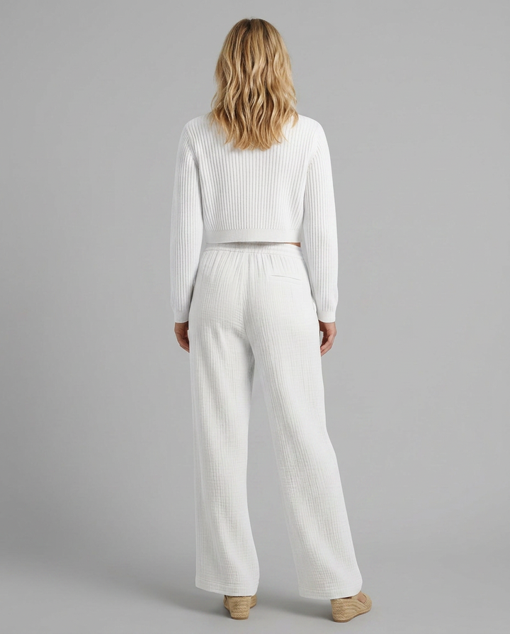 Tiffany | Wide-Leg Pants with Elastic Waist