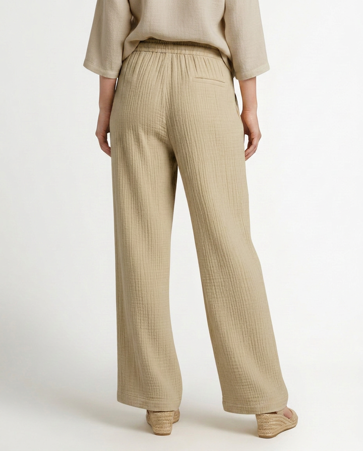 Tiffany | Wide-Leg Pants with Elastic Waist