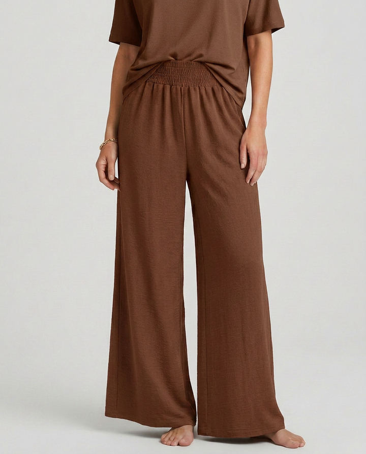 Kristin | Wide-Leg Pants with Elastic Waist