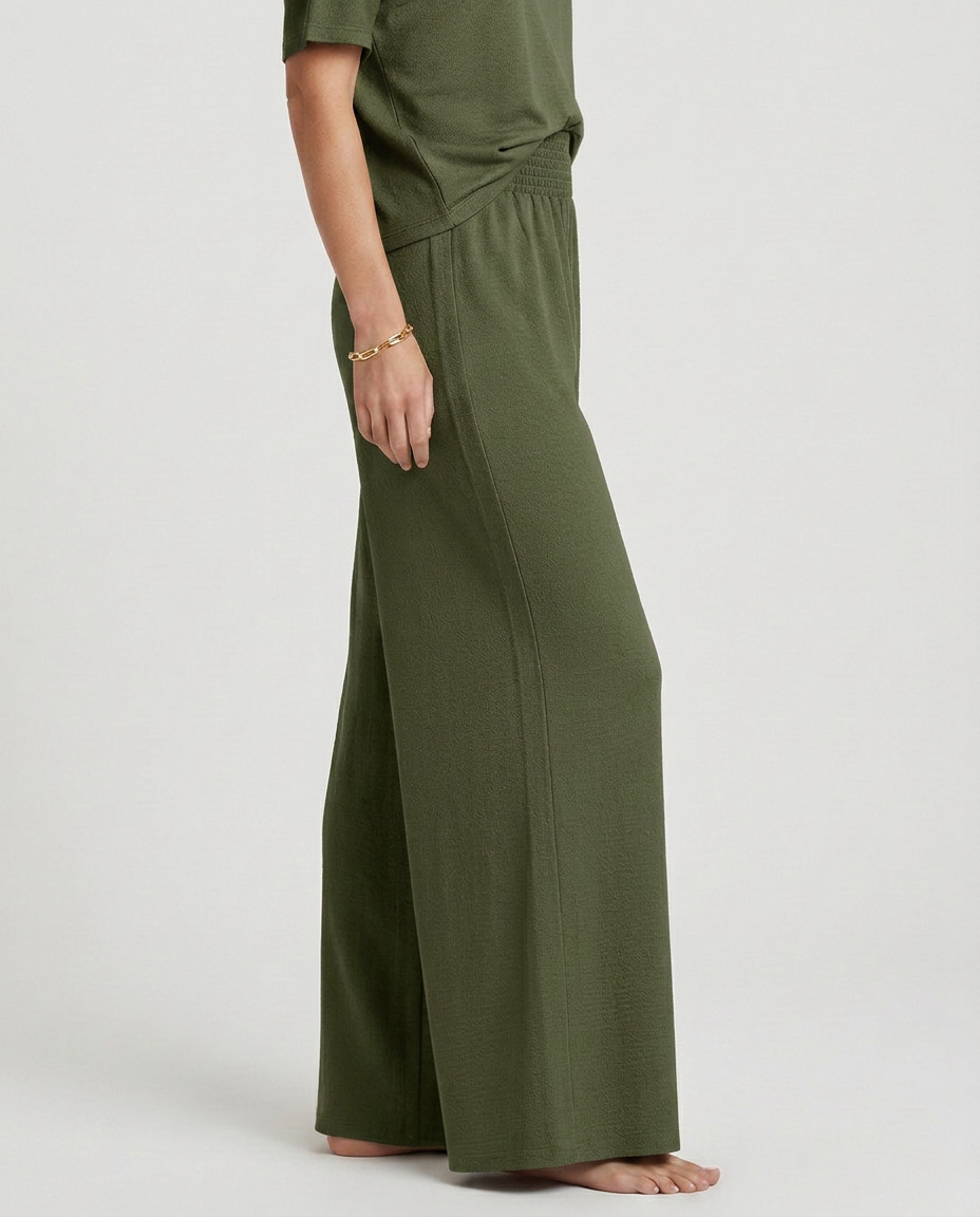 Kristin | Wide-Leg Pants with Elastic Waist