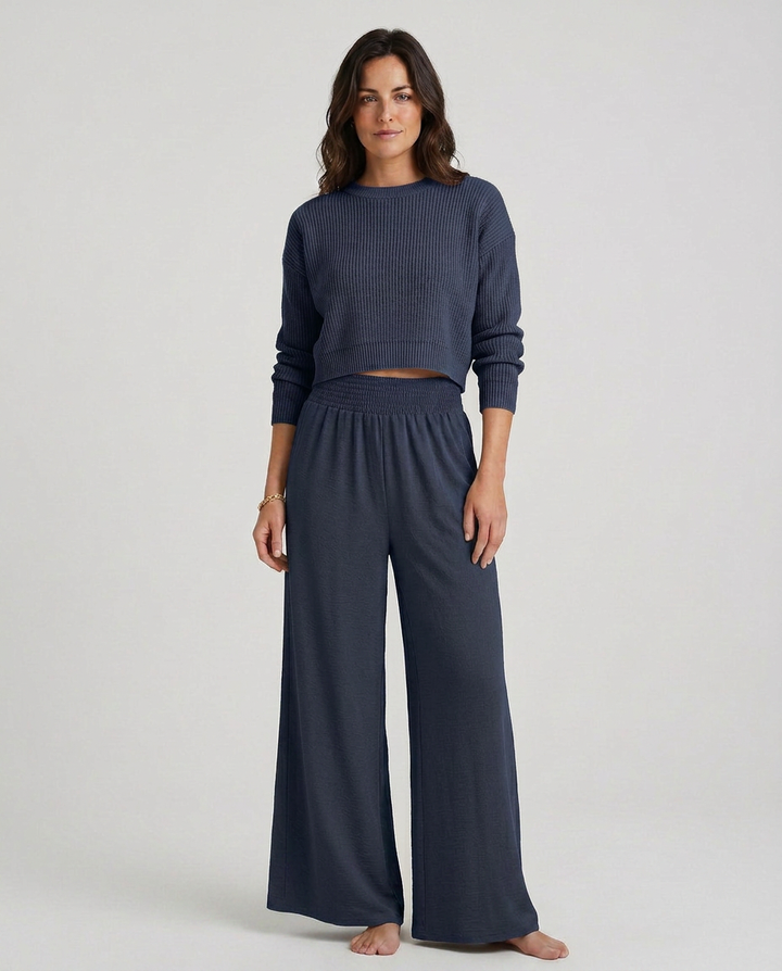 Kristin | Wide-Leg Pants with Elastic Waist