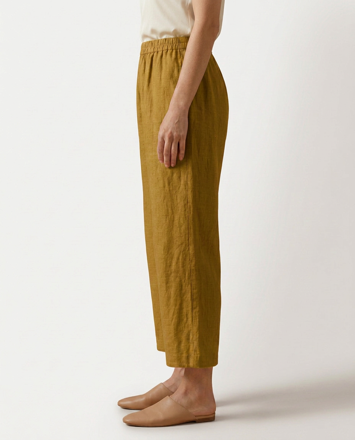 Janet | Wide Leg Pants with Elastic Waistband