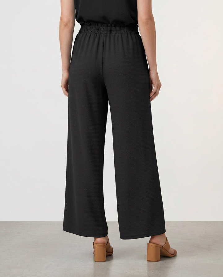 Tami | Wide Leg Pants with Elastic Waistband