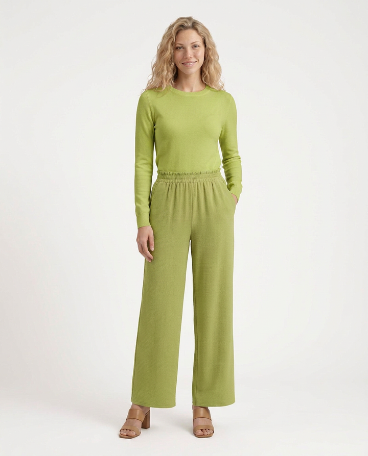 Tami | Wide Leg Pants with Elastic Waistband