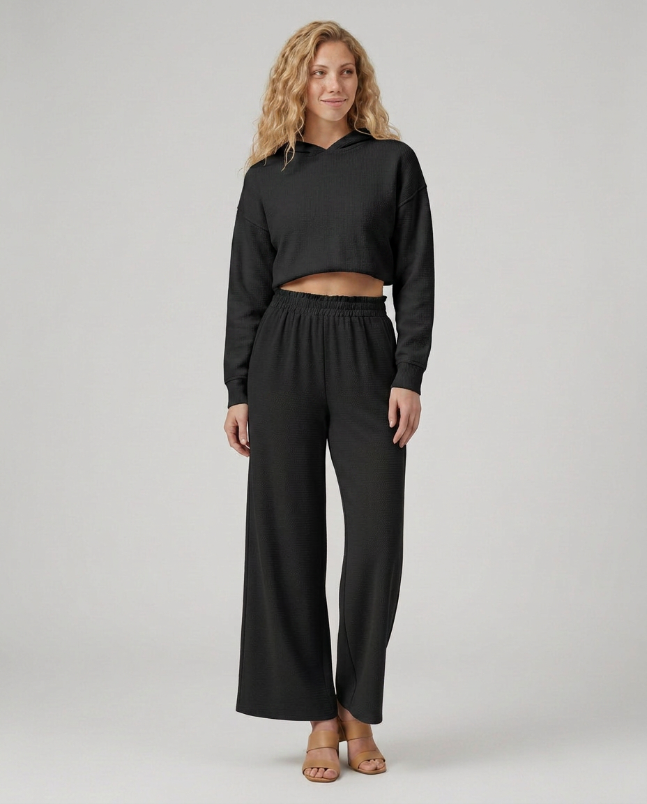 Tami | Wide Leg Pants with Elastic Waistband