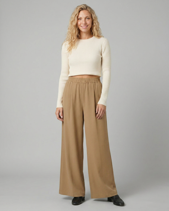 Haley | High Waist Wide Leg Pants