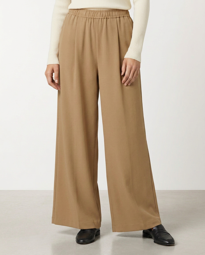 Haley | High Waist Wide Leg Pants