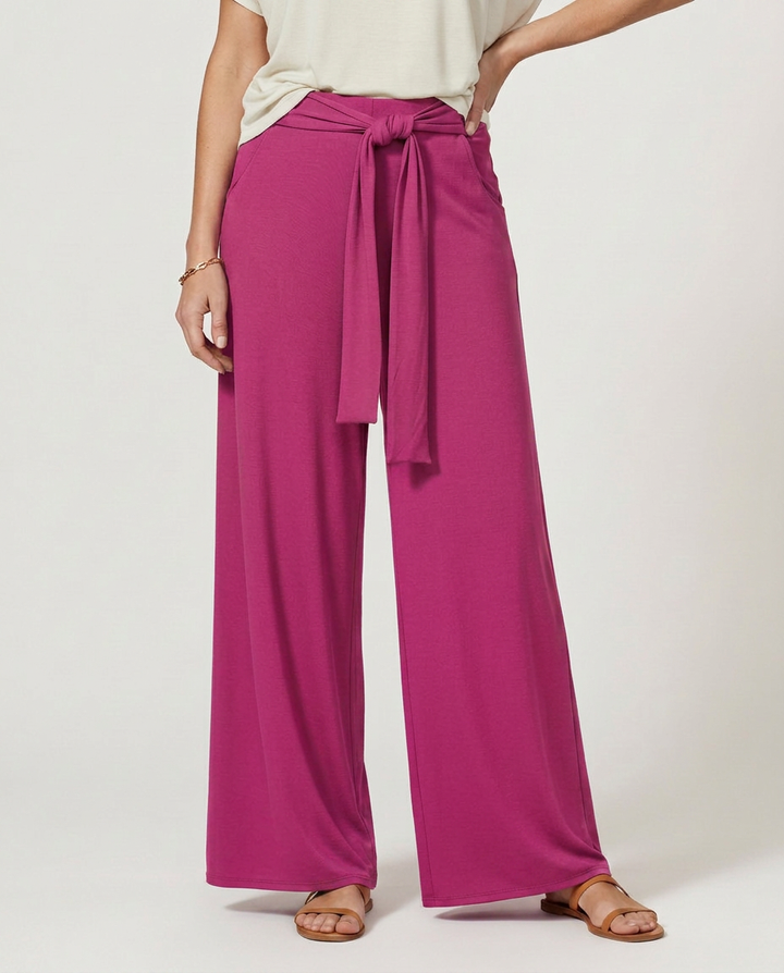 Polly | Tie-Waist Wide-Leg Pants
