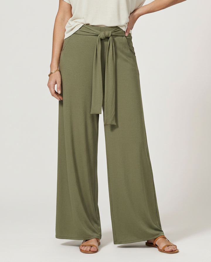 Polly | Tie-Waist Wide-Leg Pants