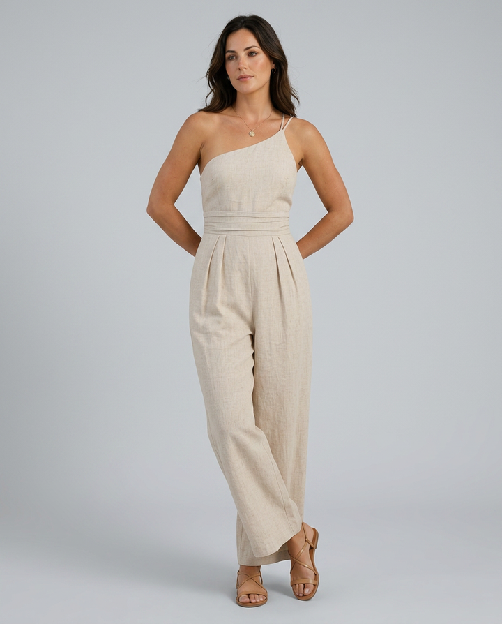 Rhoda | Backless Strap Jumpsuit with Wide-Leg Pants
