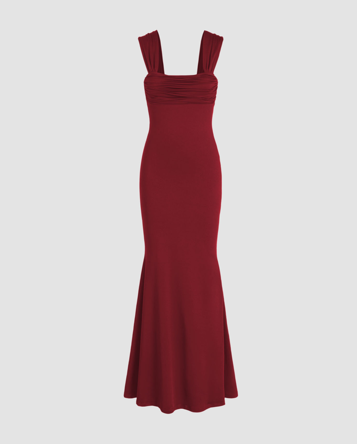 Layla | Maxi Dress with Draped Bodice