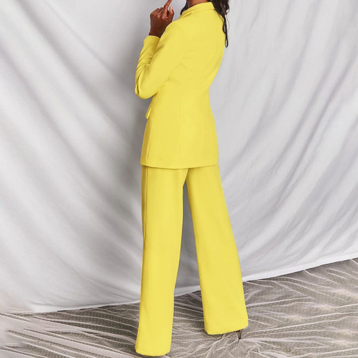 Nadia | Blazer &amp; Wide Leg Pant Co-ord Set