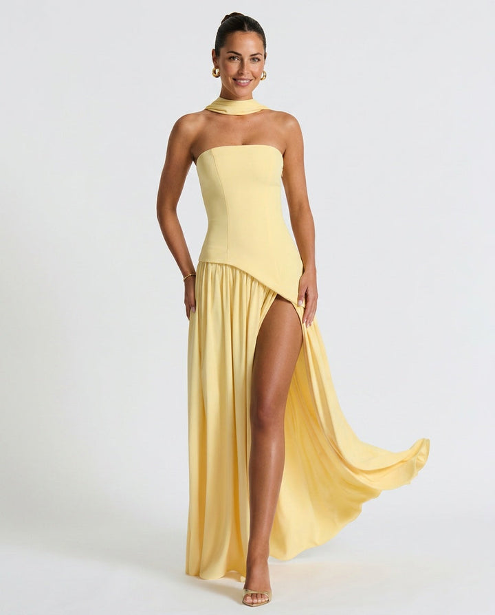 Maliyah | Wrap Tie Waist Maxi Dress
